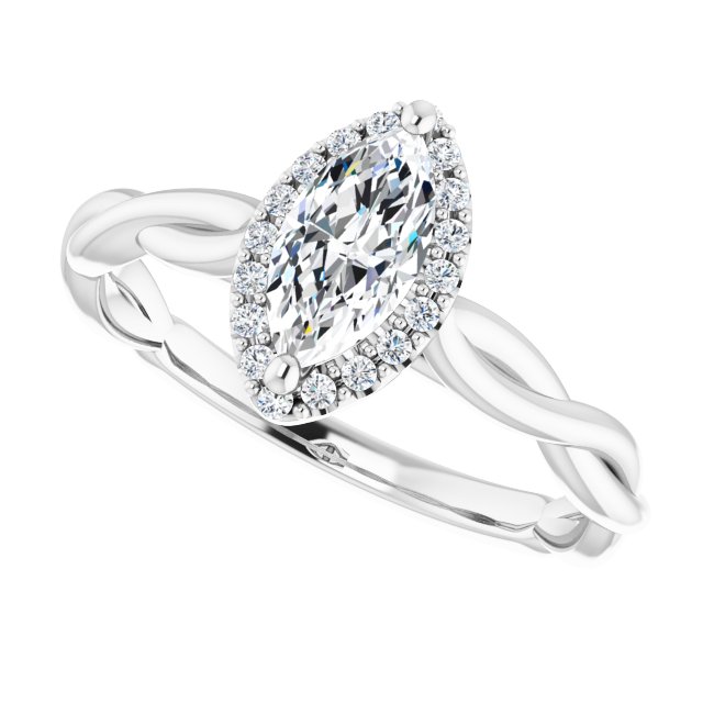 Halo-Style Engagement Ring