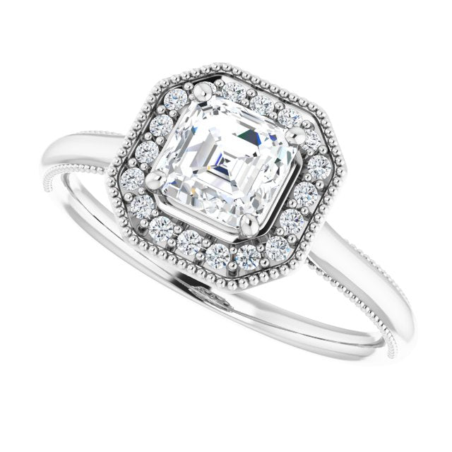 Halo-Style Engagement Ring