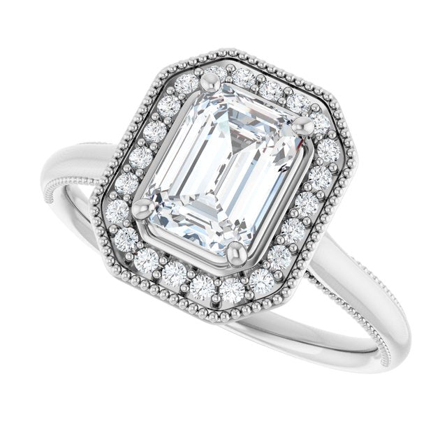Halo-Style Engagement Ring
