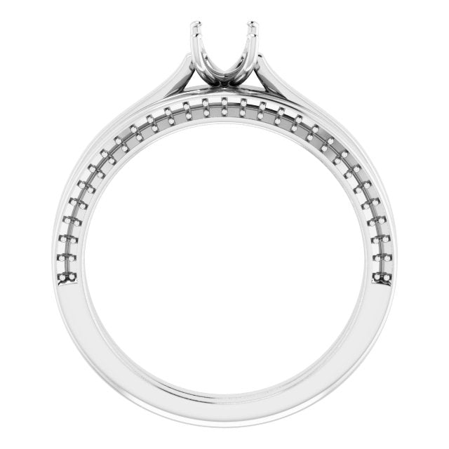 Accented Engagement Ring
