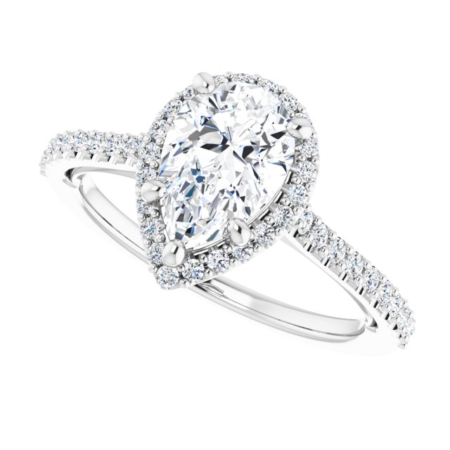 Halo-Style Engagement Ring
