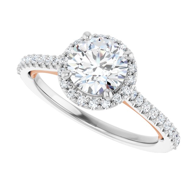 Halo-Style Engagement Ring