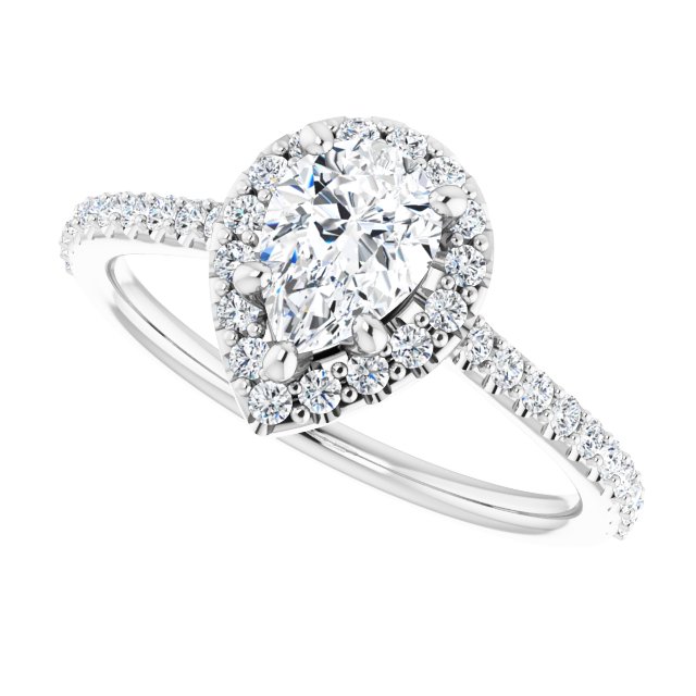 Halo-Style Engagement Ring