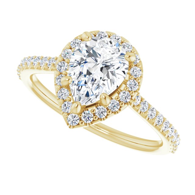 Halo-Style Engagement Ring