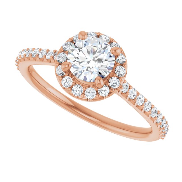 Halo-Style Engagement Ring