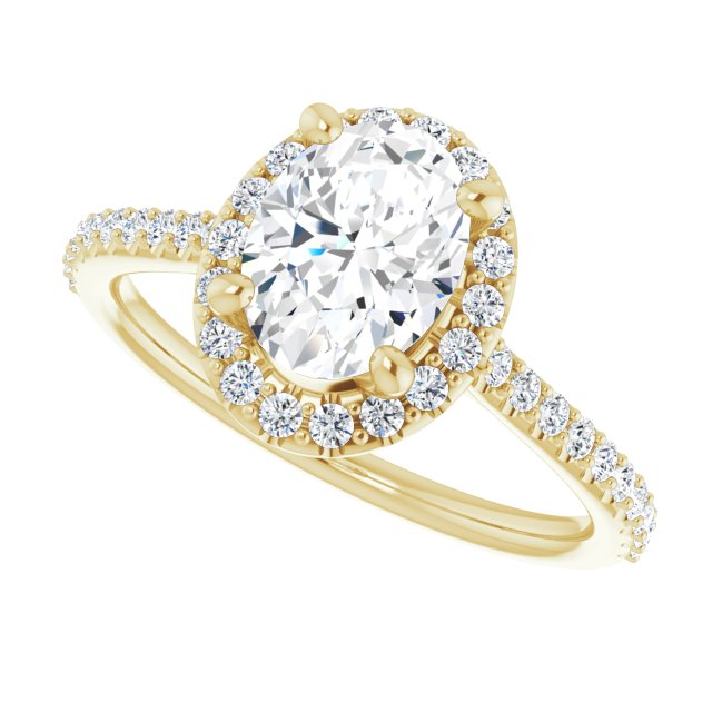 Halo-Style Engagement Ring