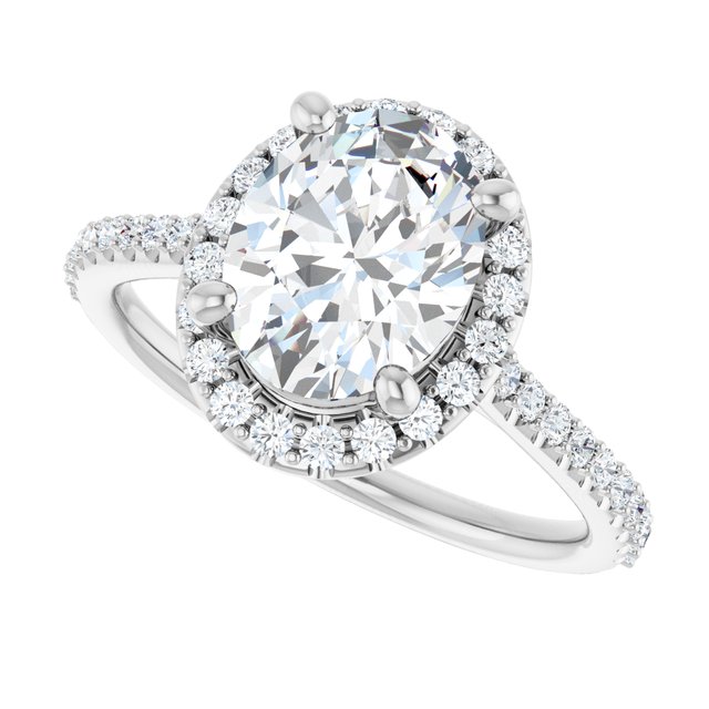 Halo-Style Engagement Ring