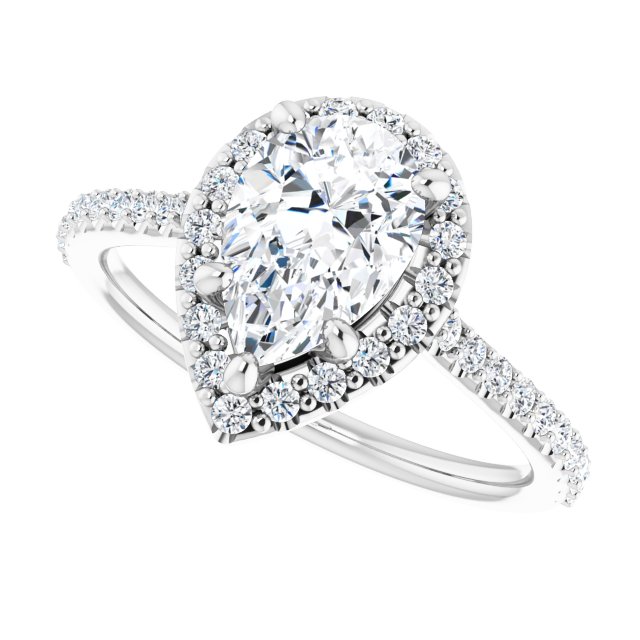 Halo-Style Engagement Ring