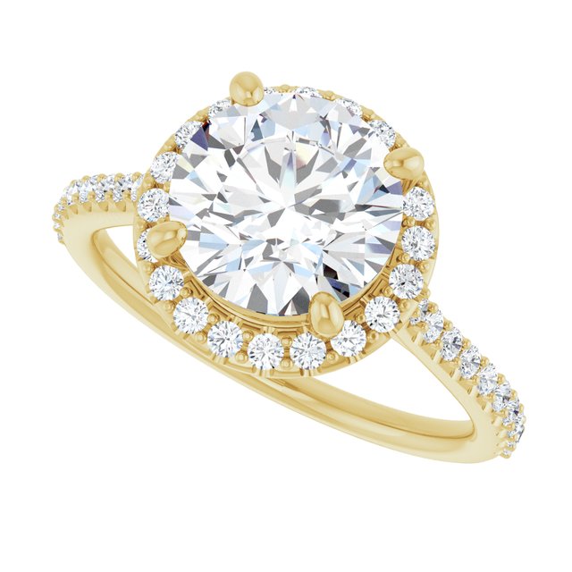 Halo-Style Engagement Ring
