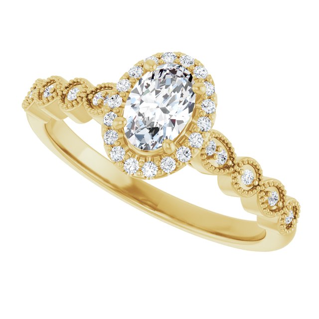 Halo-Style Engagement Ring