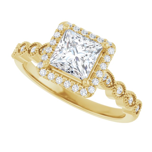 Halo-Style Engagement Ring
