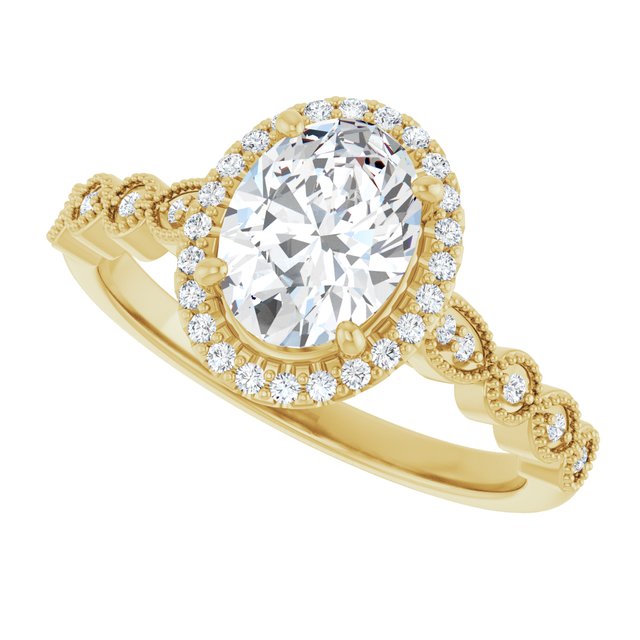 Halo-Style Engagement Ring