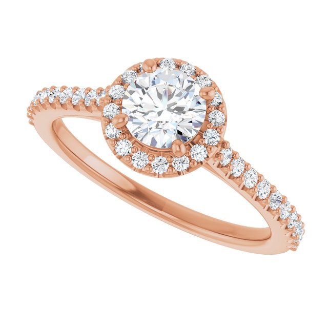 Halo-Style Engagement Ring