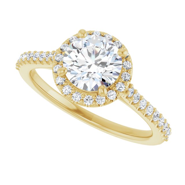 Halo-Style Engagement Ring