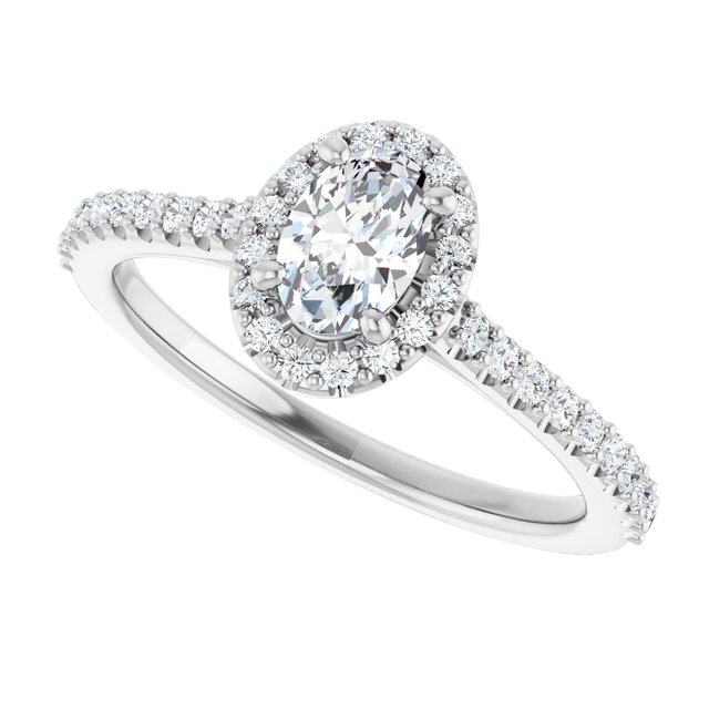 Halo-Style Engagement Ring