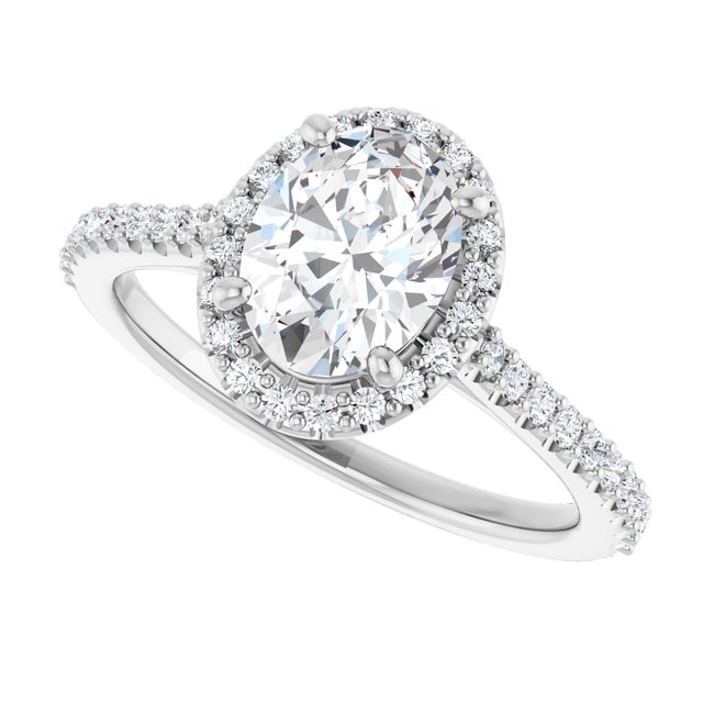 Halo-Style Engagement Ring