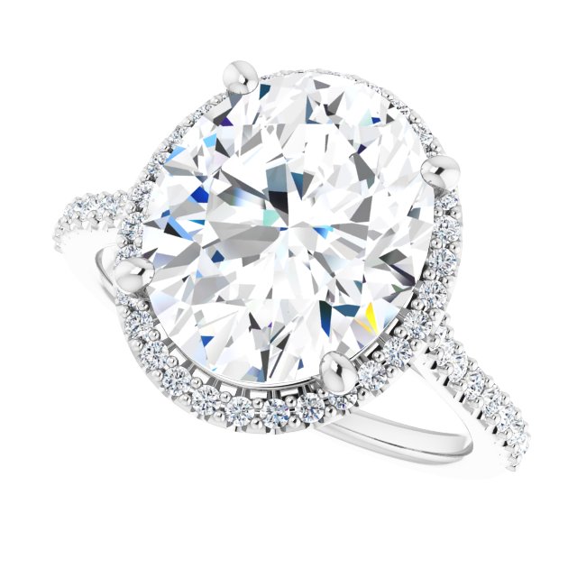 Halo-Style Engagement Ring