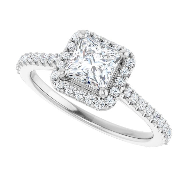 Halo-Style Engagement Ring