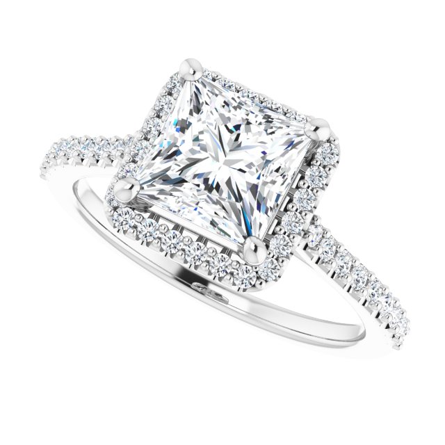 Halo-Style Engagement Ring