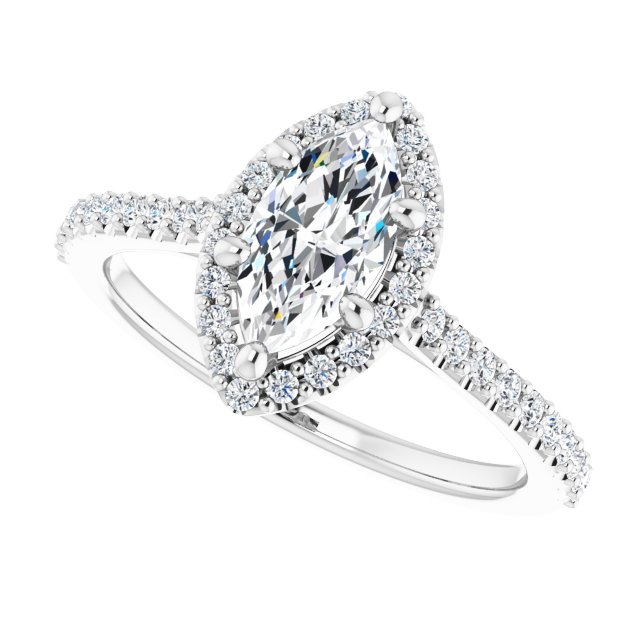 Halo-Style Engagement Ring