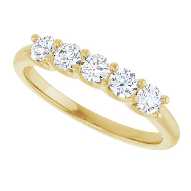 Five-Stone Anniversary Band