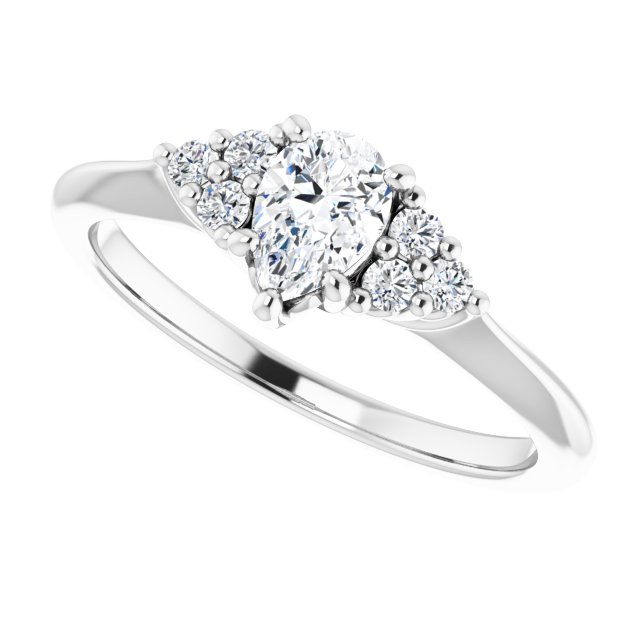 Accented Engagement Ring
