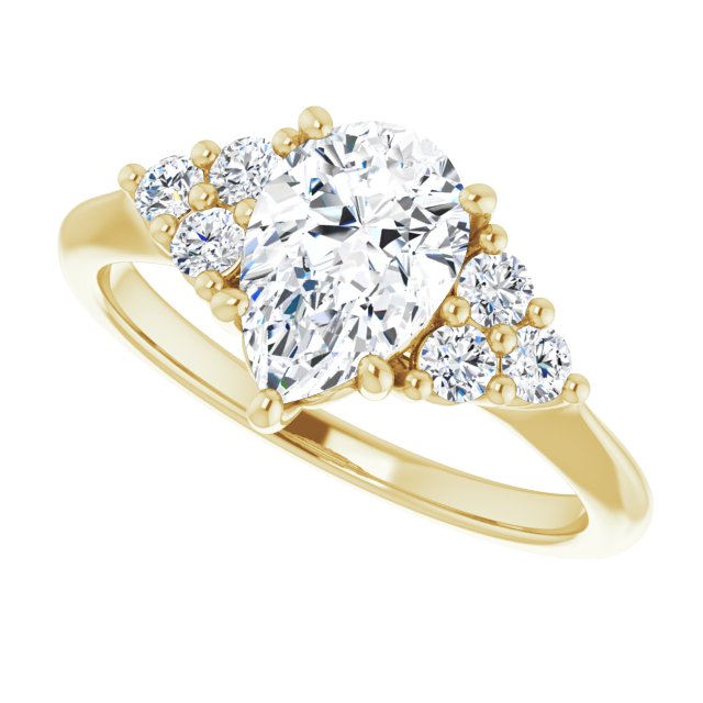 Accented Engagement Ring