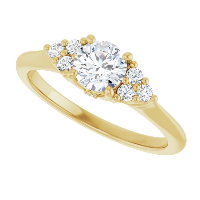 Accented Engagement Ring