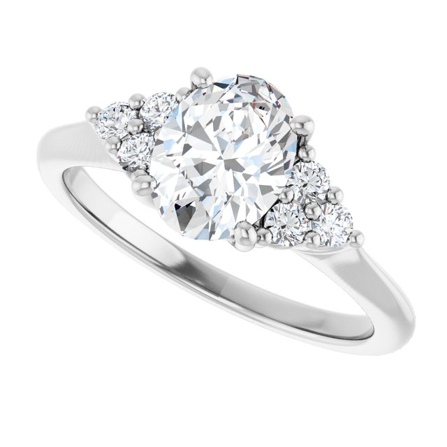 Accented Engagement Ring