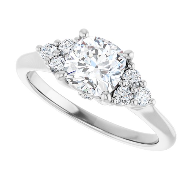 Accented Engagement Ring
