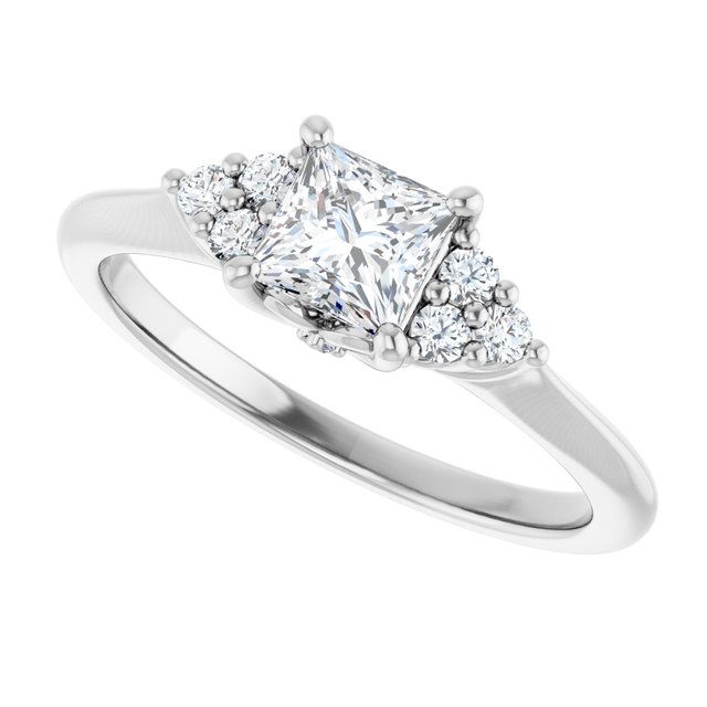 Accented Engagement Ring