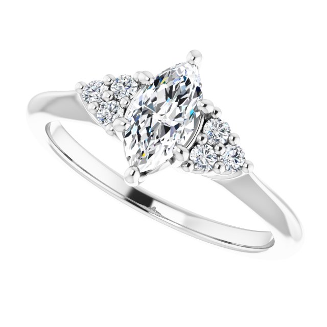 Accented Engagement Ring