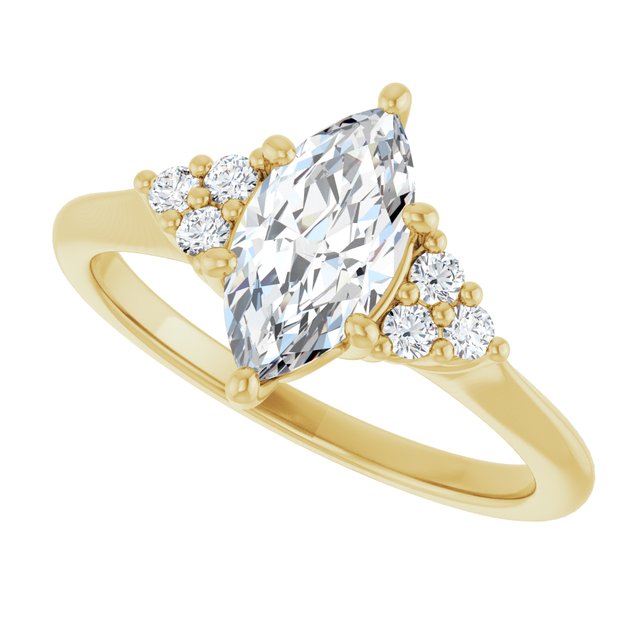 Accented Engagement Ring