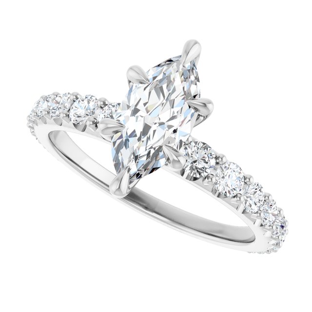 Accented Engagement Ring