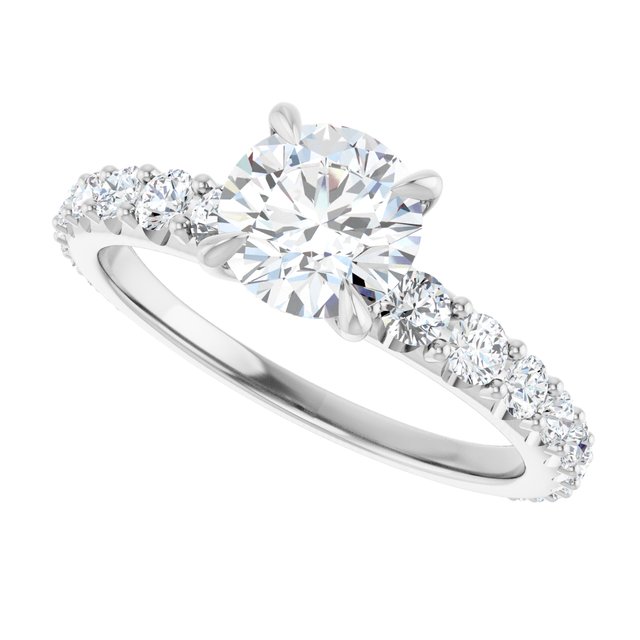 Accented Engagement Ring