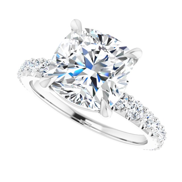 Accented Engagement Ring
