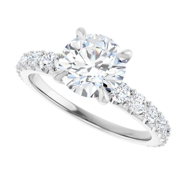 Accented Engagement Ring