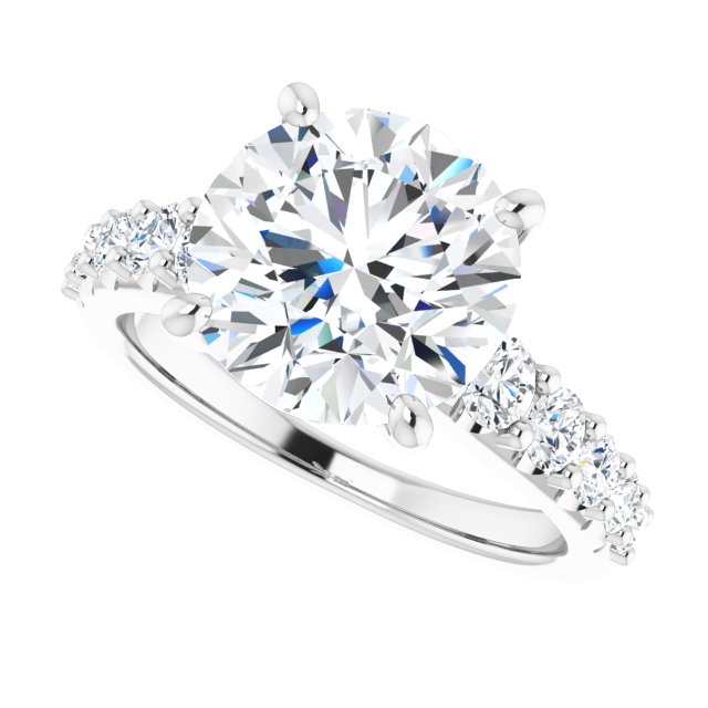 Accented Engagement Ring