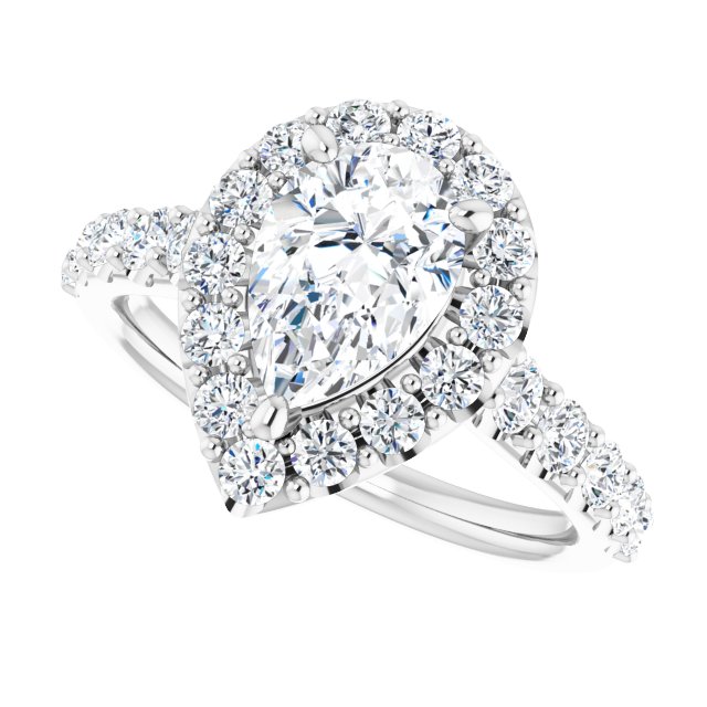 Halo-Style Engagement Ring