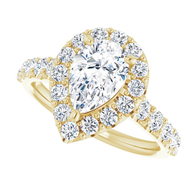 Halo-Style Engagement Ring