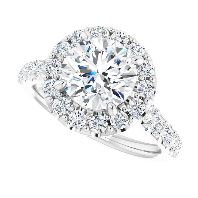 Halo-Style Engagement Ring