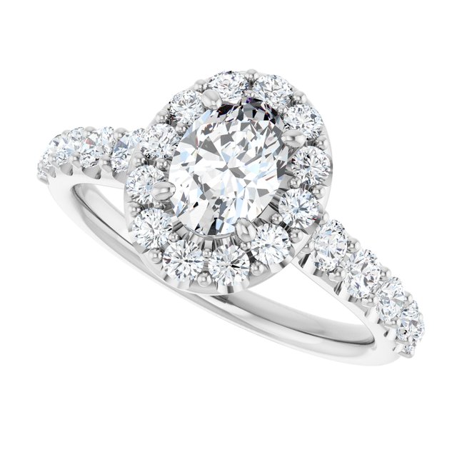 Halo-Style Engagement Ring