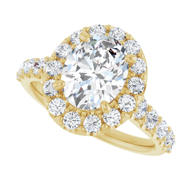 Halo-Style Engagement Ring