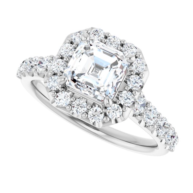 Halo-Style Engagement Ring