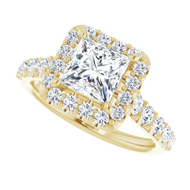 Halo-Style Engagement Ring