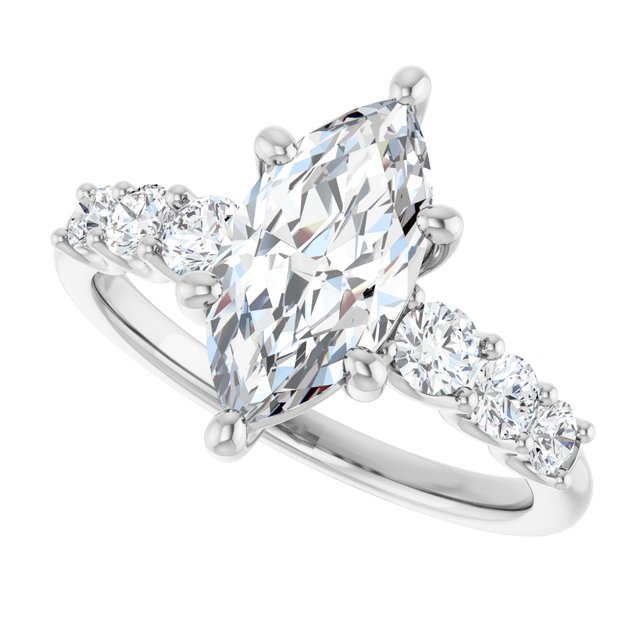 Accented Engagement Ring