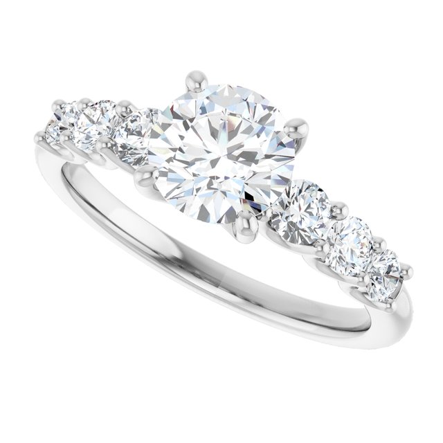 Accented Engagement Ring