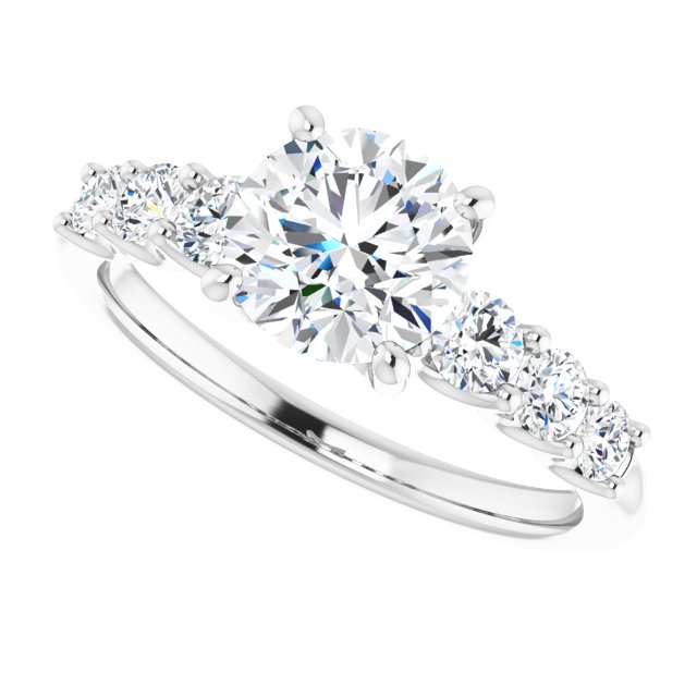 Accented Engagement Ring