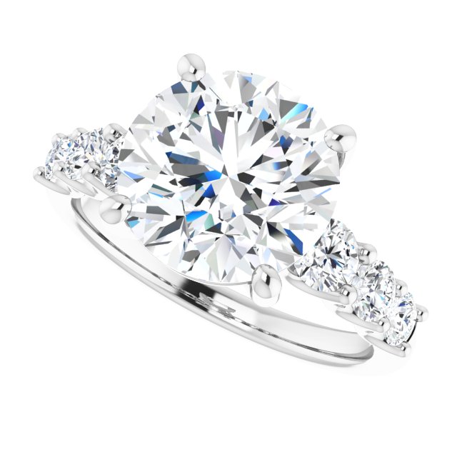 Accented Engagement Ring