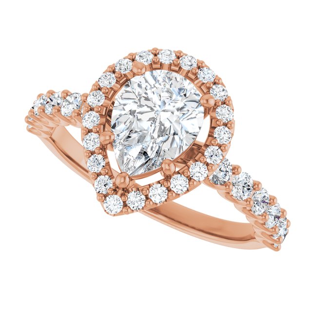 Halo-Style Engagement Ring